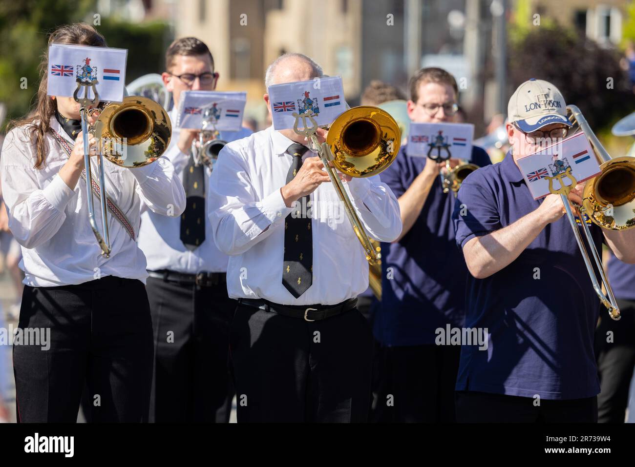 Whit Friday Brass Band contests. PIC shows Lydgate contest Stock Photo
