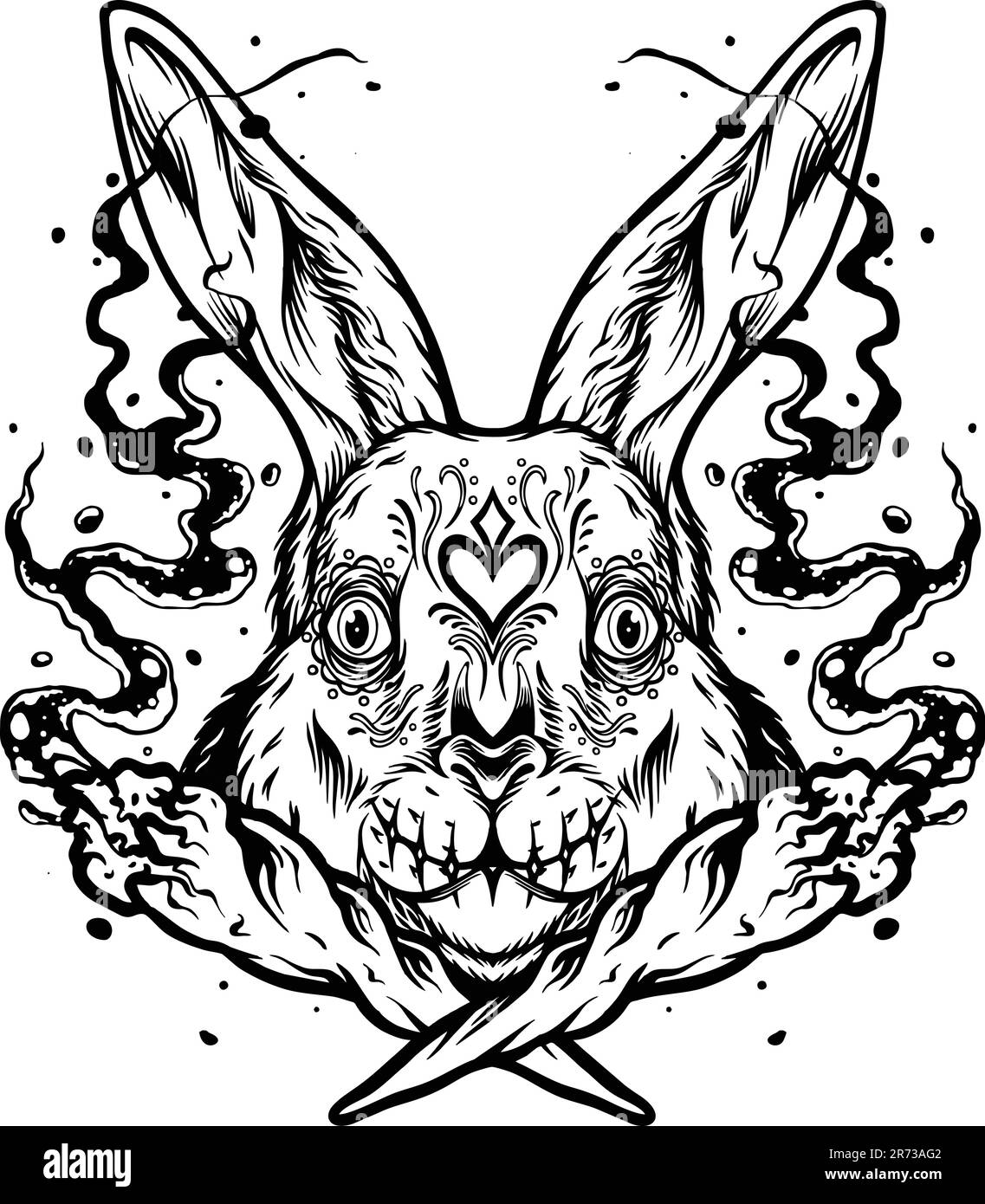 Skullillustration hi-res stock photography and images - Alamy