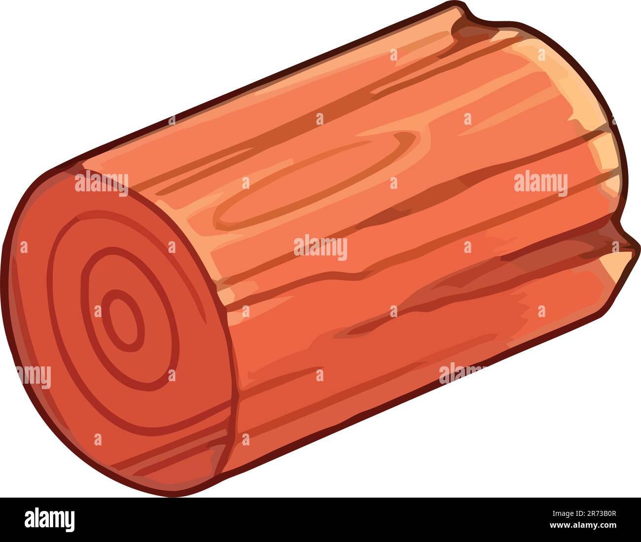 Timber industry symbolizes nature material Stock Vector