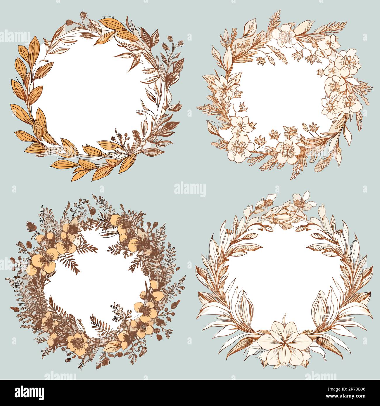 Elegant circular frame icon vector Stock Vector Images - Alamy