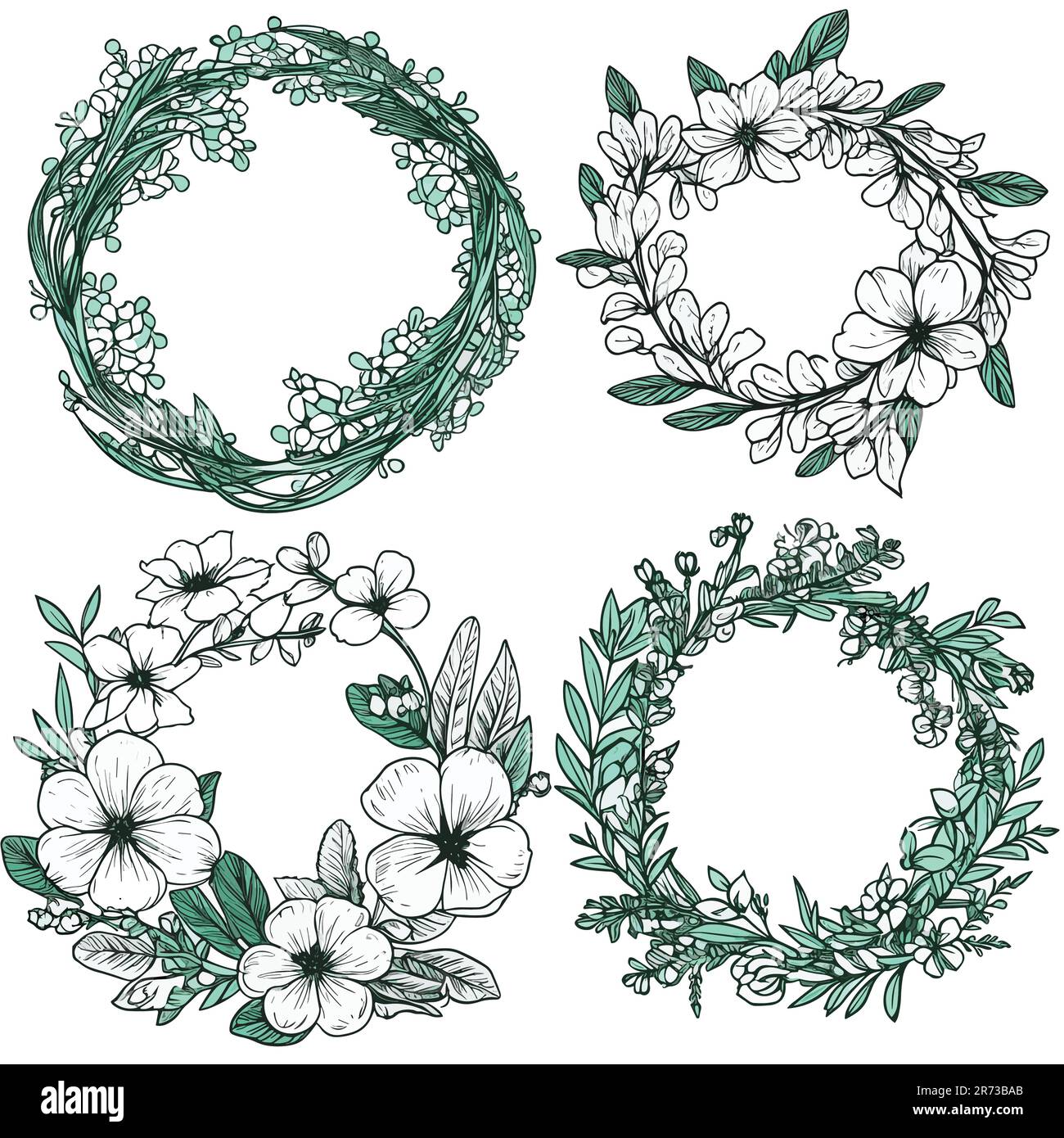 Elegant circular frame icon vector Stock Vector Images - Alamy