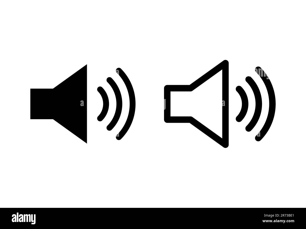 Speaker icon set. volume icon vector. loudspeaker icon vector. sound