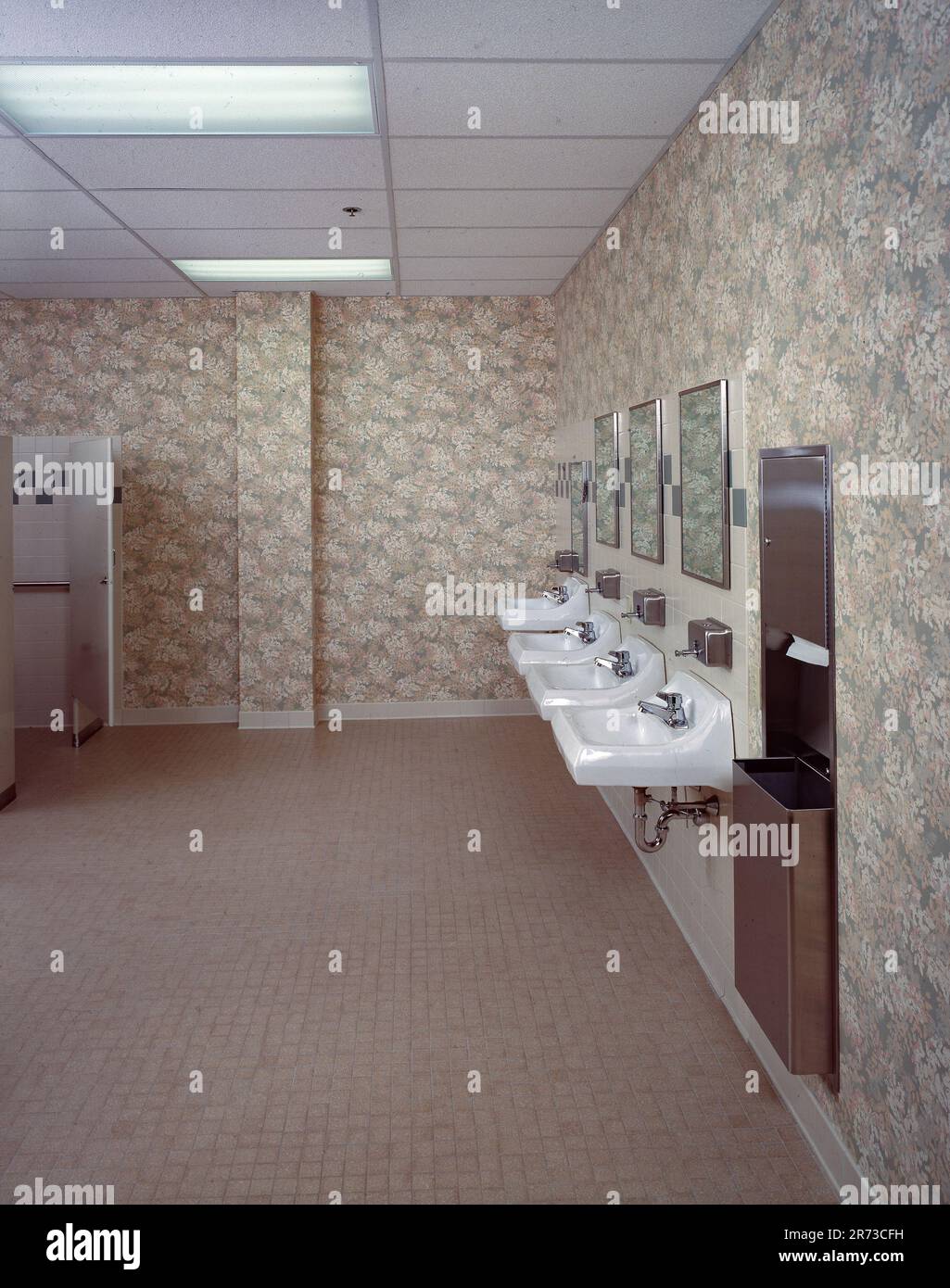 Modern, traditional and classic bathrooms. Ceramic tile.Public restroom