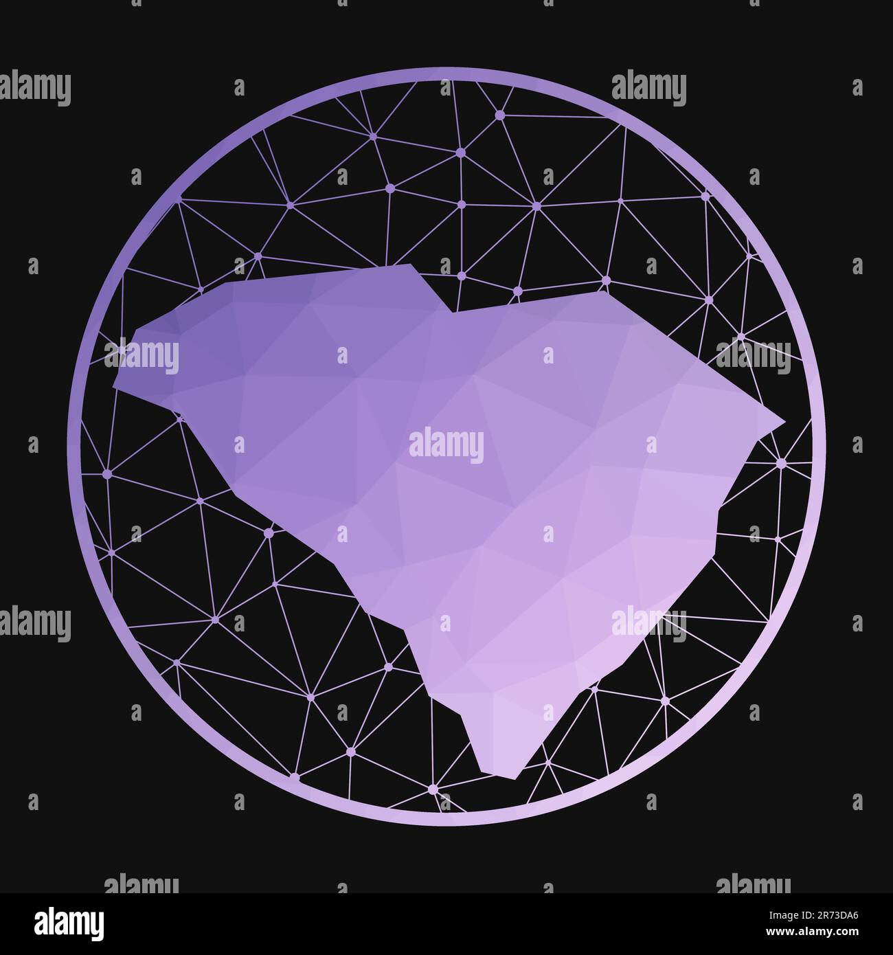 South carolina outline map hi-res stock photography and images - Alamy