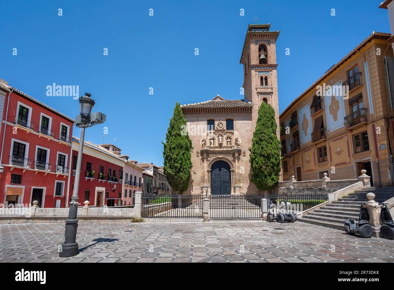 San Gil and Santa Ana Church - Granada, Andalusia, Spain Stock Photo