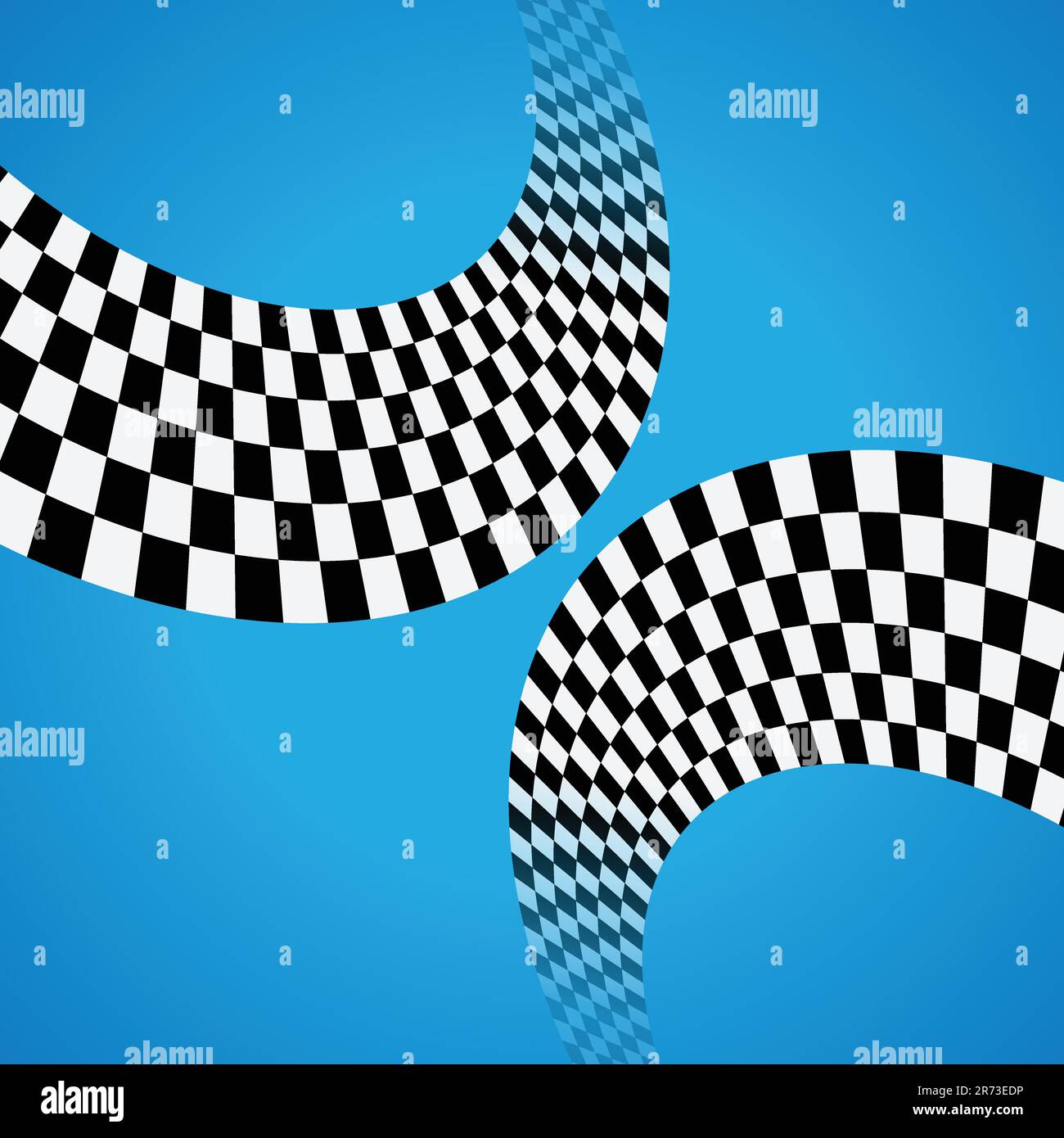 Black and white flag lines Stock Vector