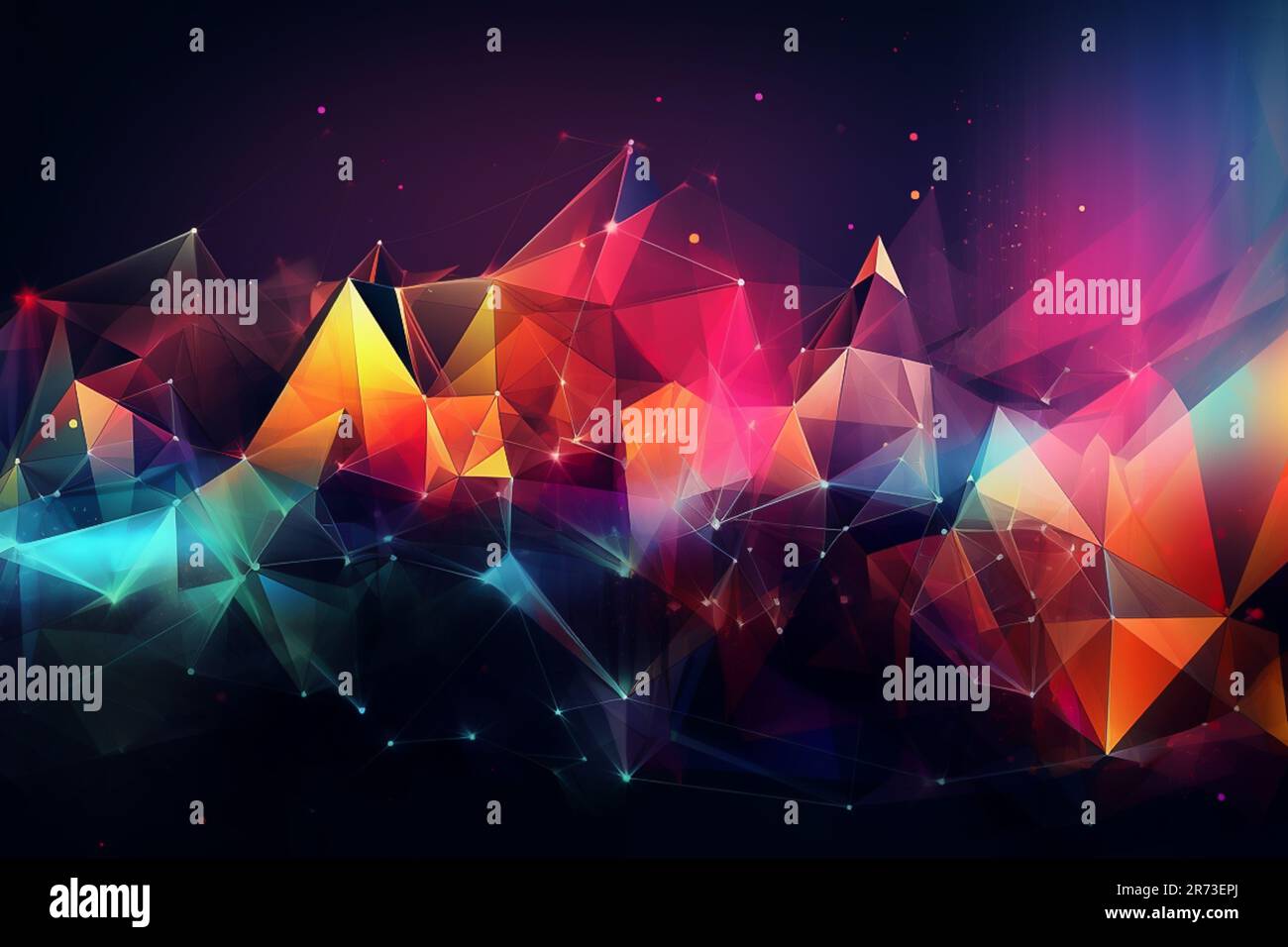 3D rendering abstract colorful background banner or wallpaper, graphic ...