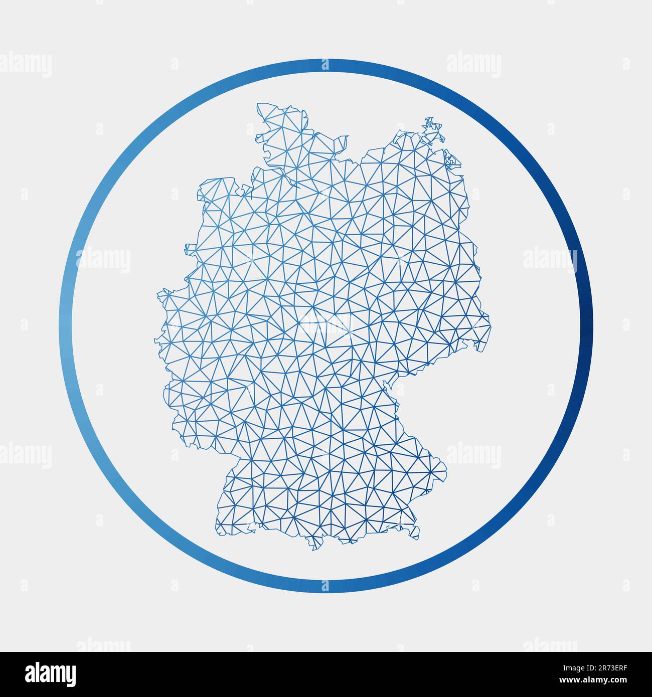Germany network map icon Stock Vector Images - Alamy