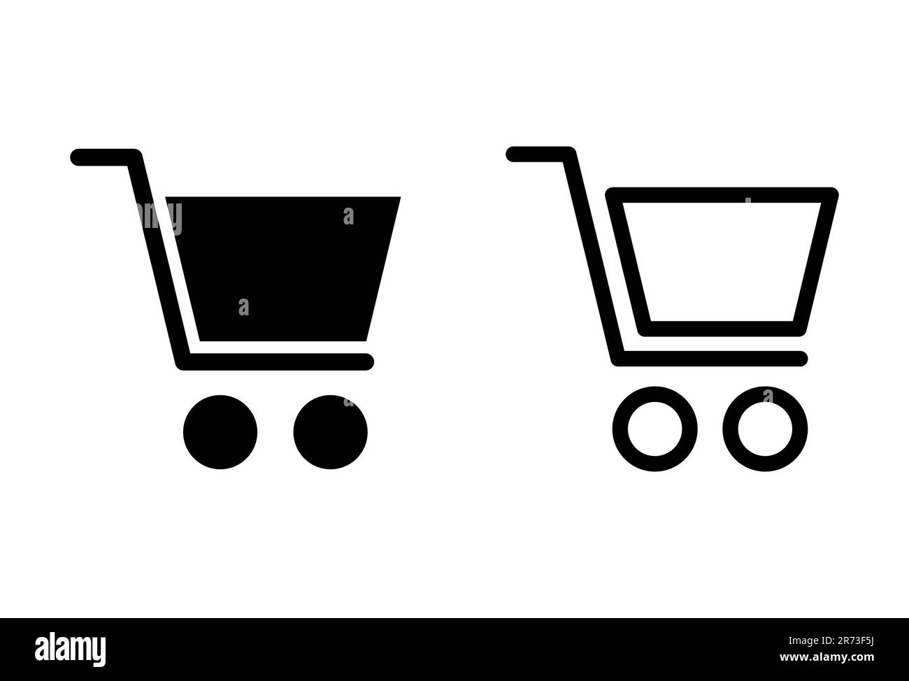 Shopping icon set. Shopping cart icon. Trolley icon vector Stock Vector