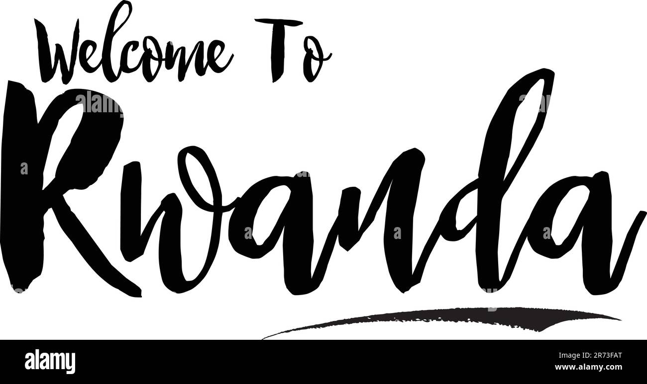 Country Name In Elegant Bold Typography Text Lettering Vector Art