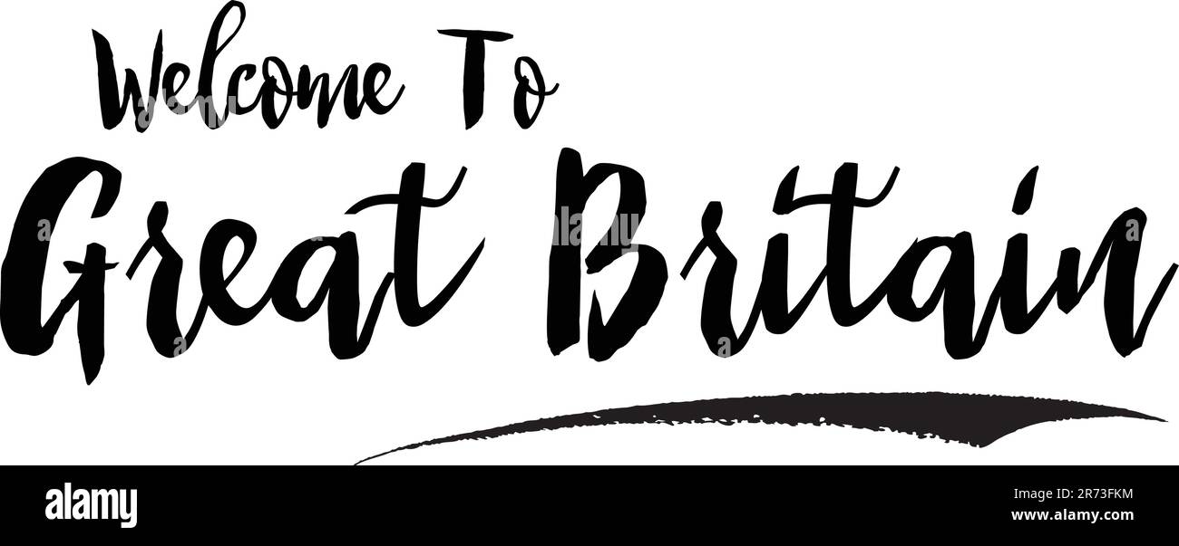 Country Name In Elegant Bold Typography Text Lettering Vector Art