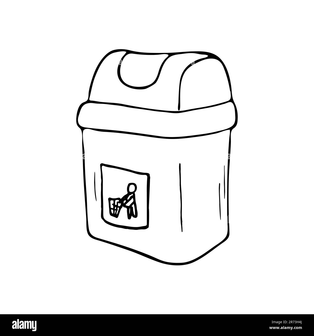 Rubbish collection Black and White Stock Photos & Images Alamy