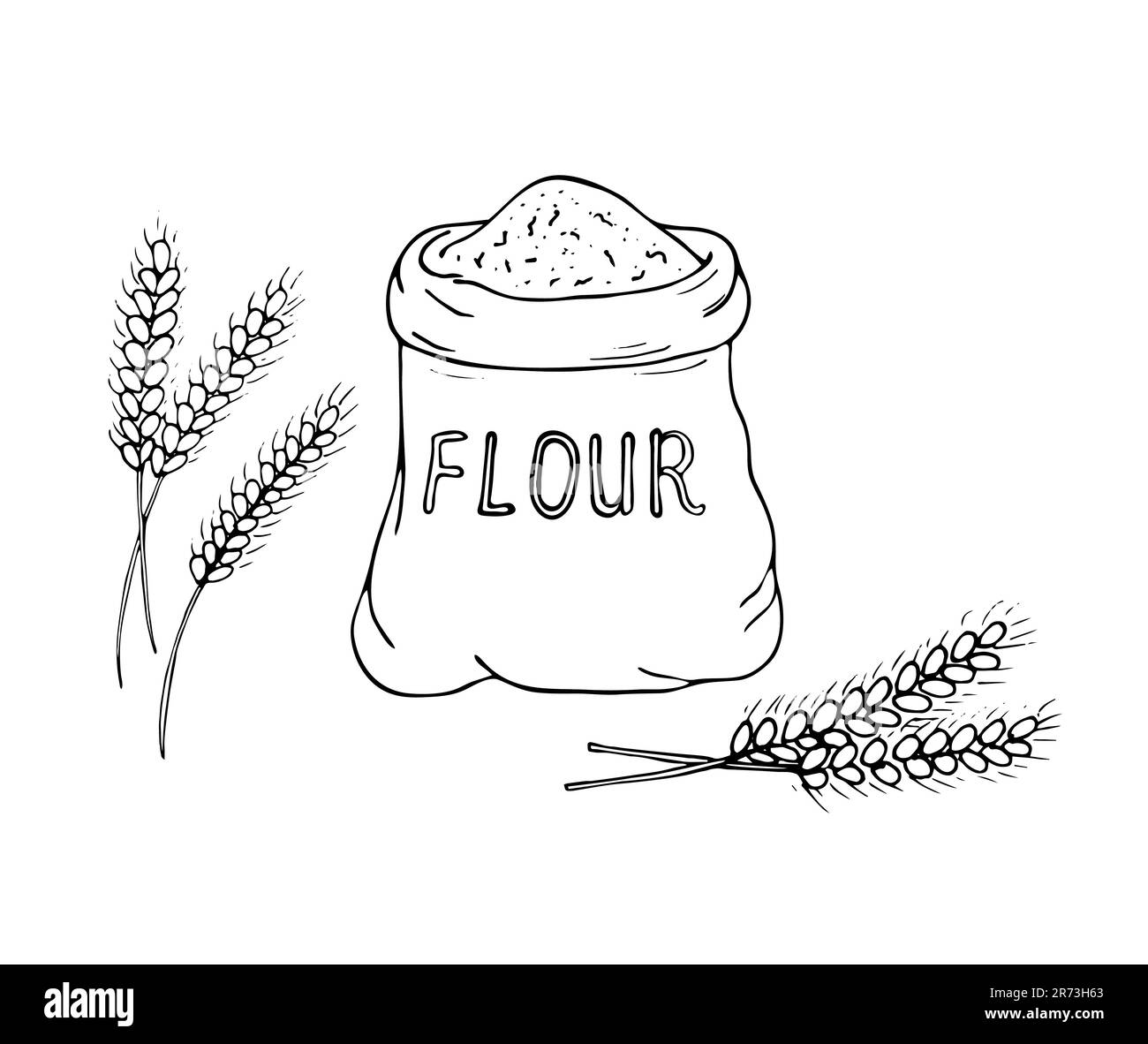 Healthy flour Black and White Stock Photos & Images Alamy