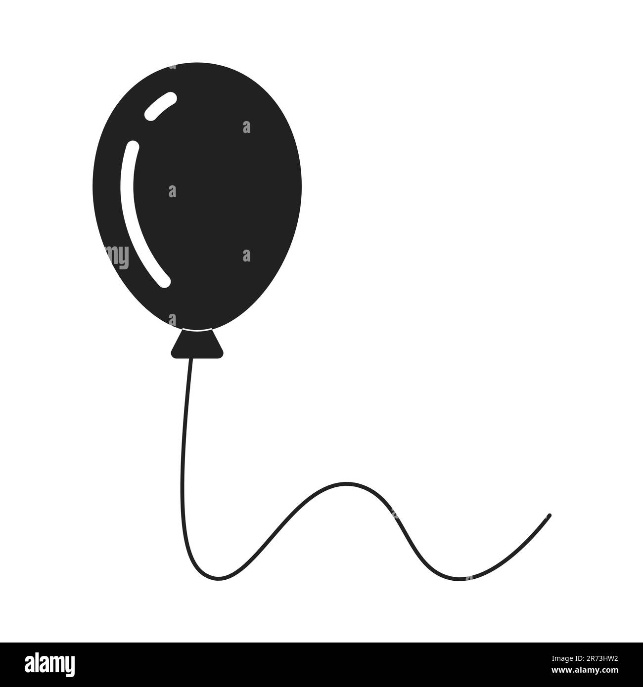 Single balloon Black and White Stock Photos & Images - Alamy