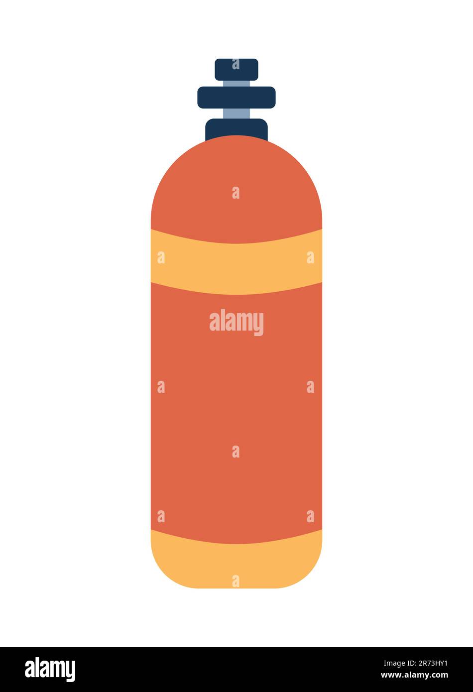 Oxygen tank semi flat colour vector object Stock Vector Image & Art Alamy