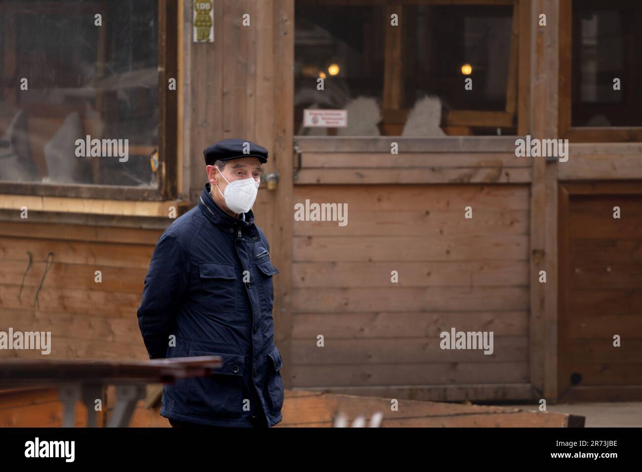 Mask white old man hi-res stock photography and images - Alamy