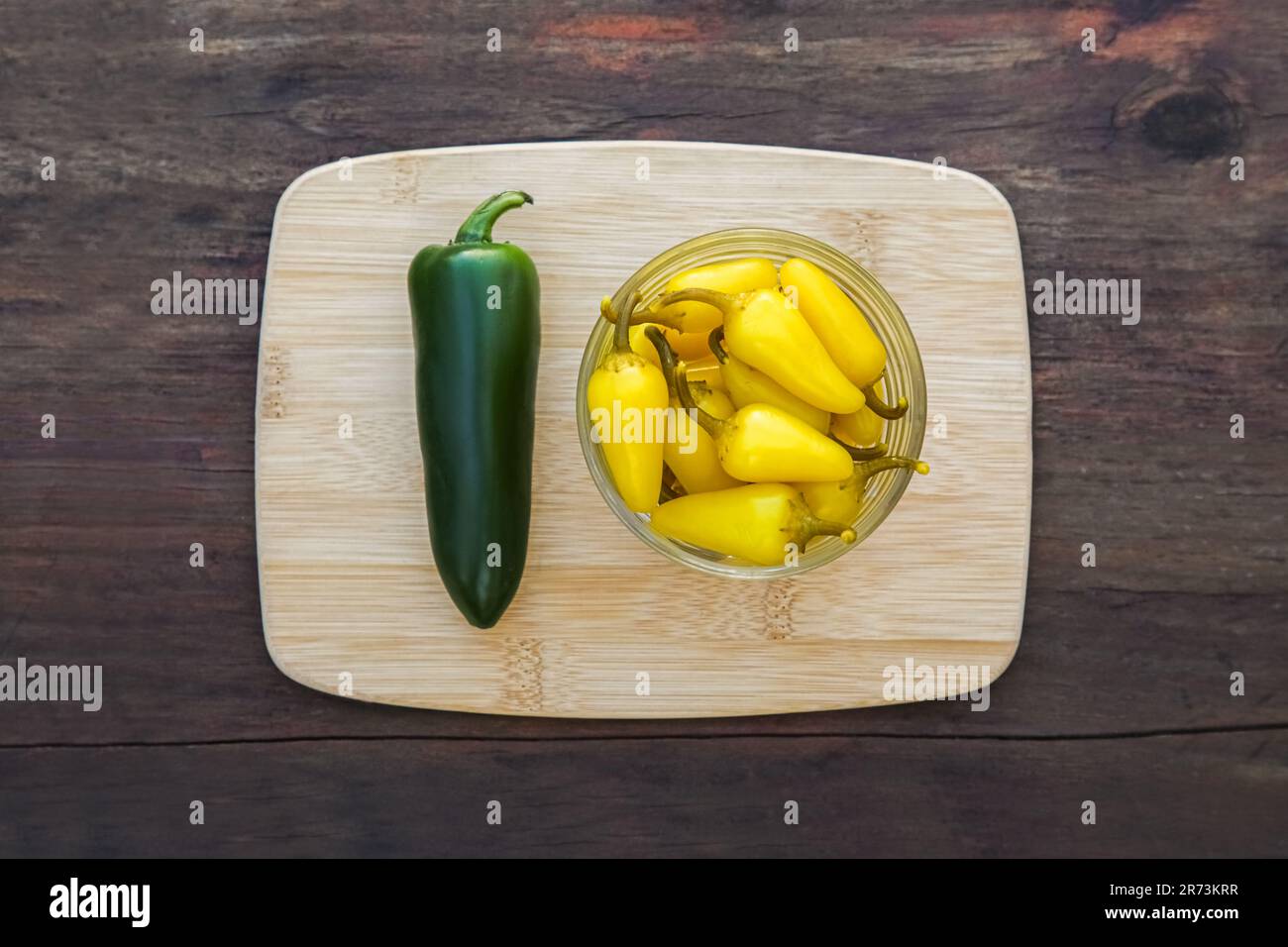 Pickled jalapeno peppers hi-res stock photography and images - Alamy
