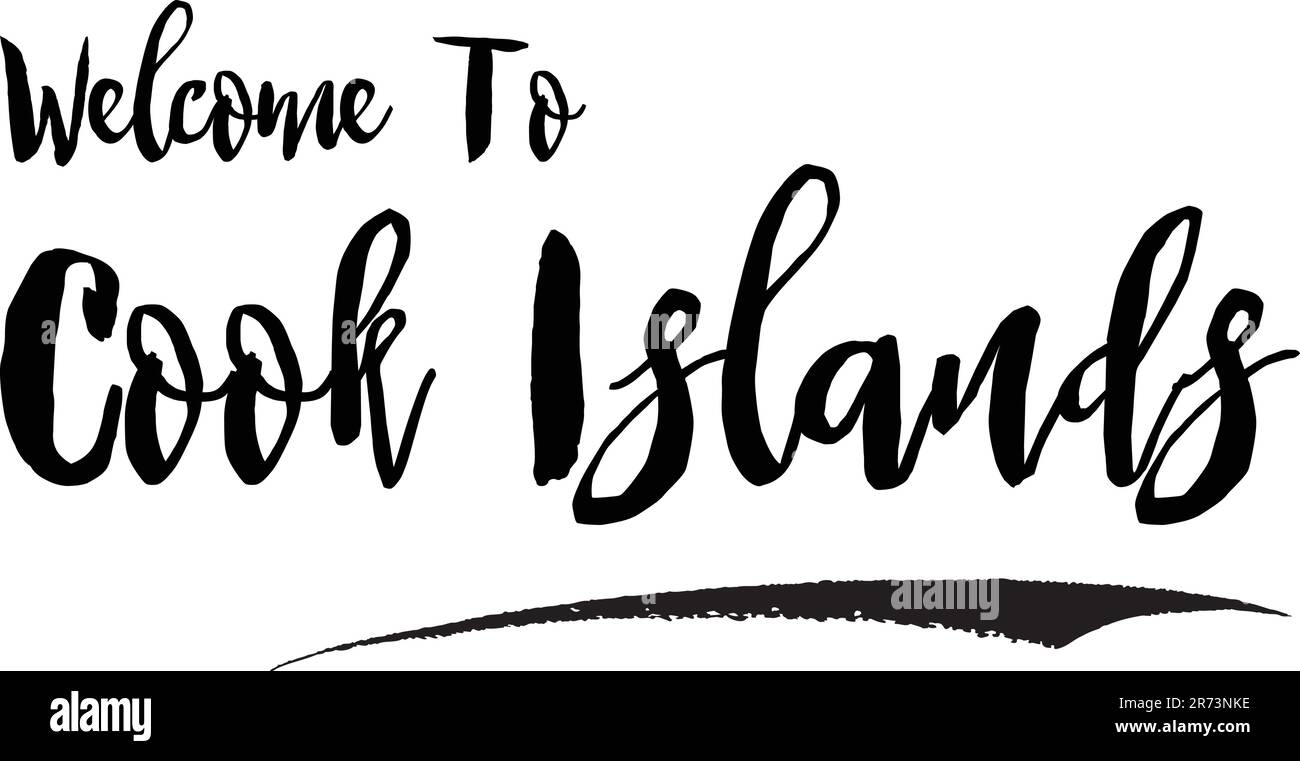 Country Name In Elegant Bold Typography Text Lettering Vector Art