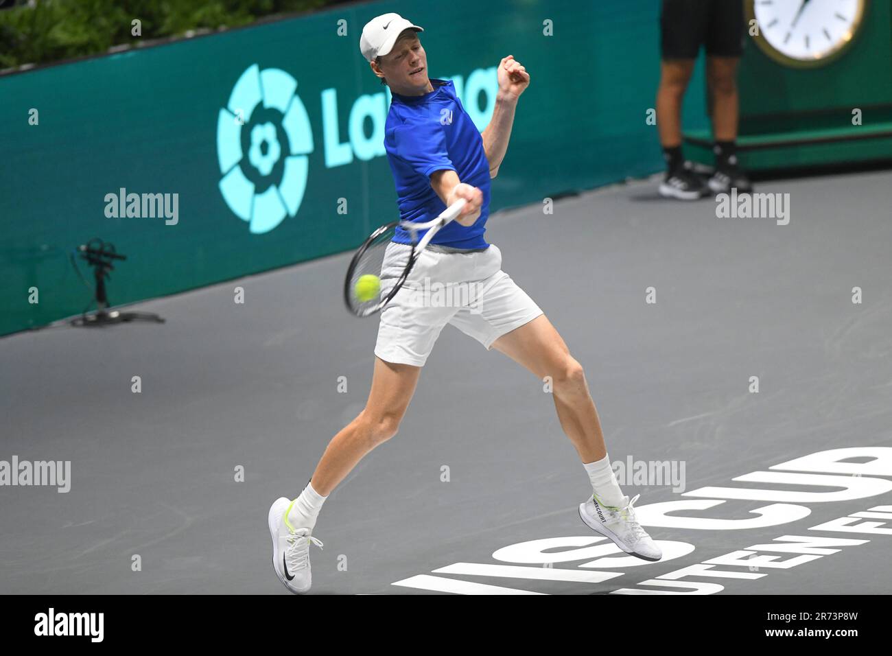 Jannick Sinner (Italy). Davis Cup Finals, Group A (Bologna) Stock Photo