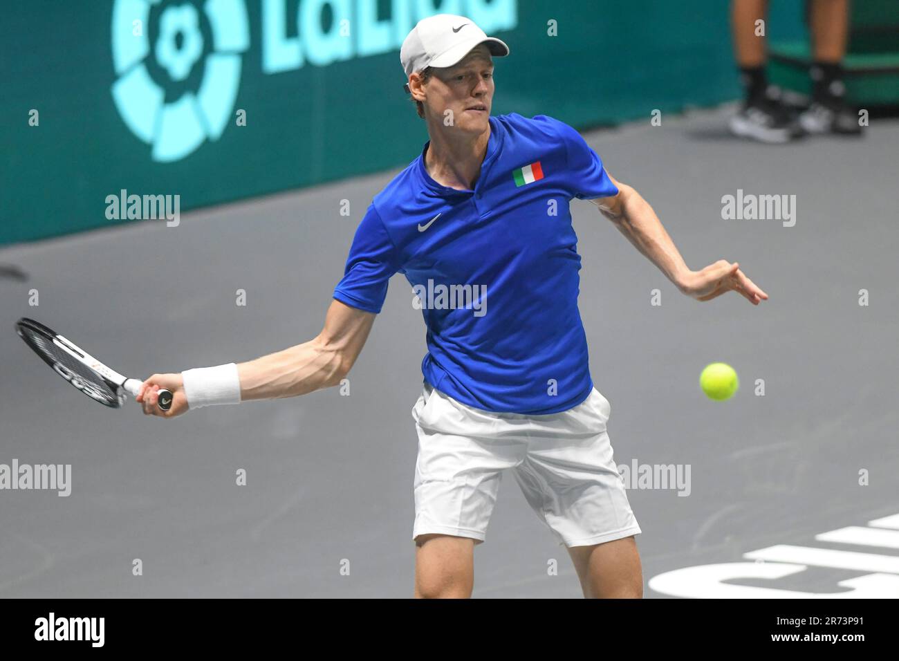 Jannick Sinner (Italy). Davis Cup Finals, Group A (Bologna) Stock Photo