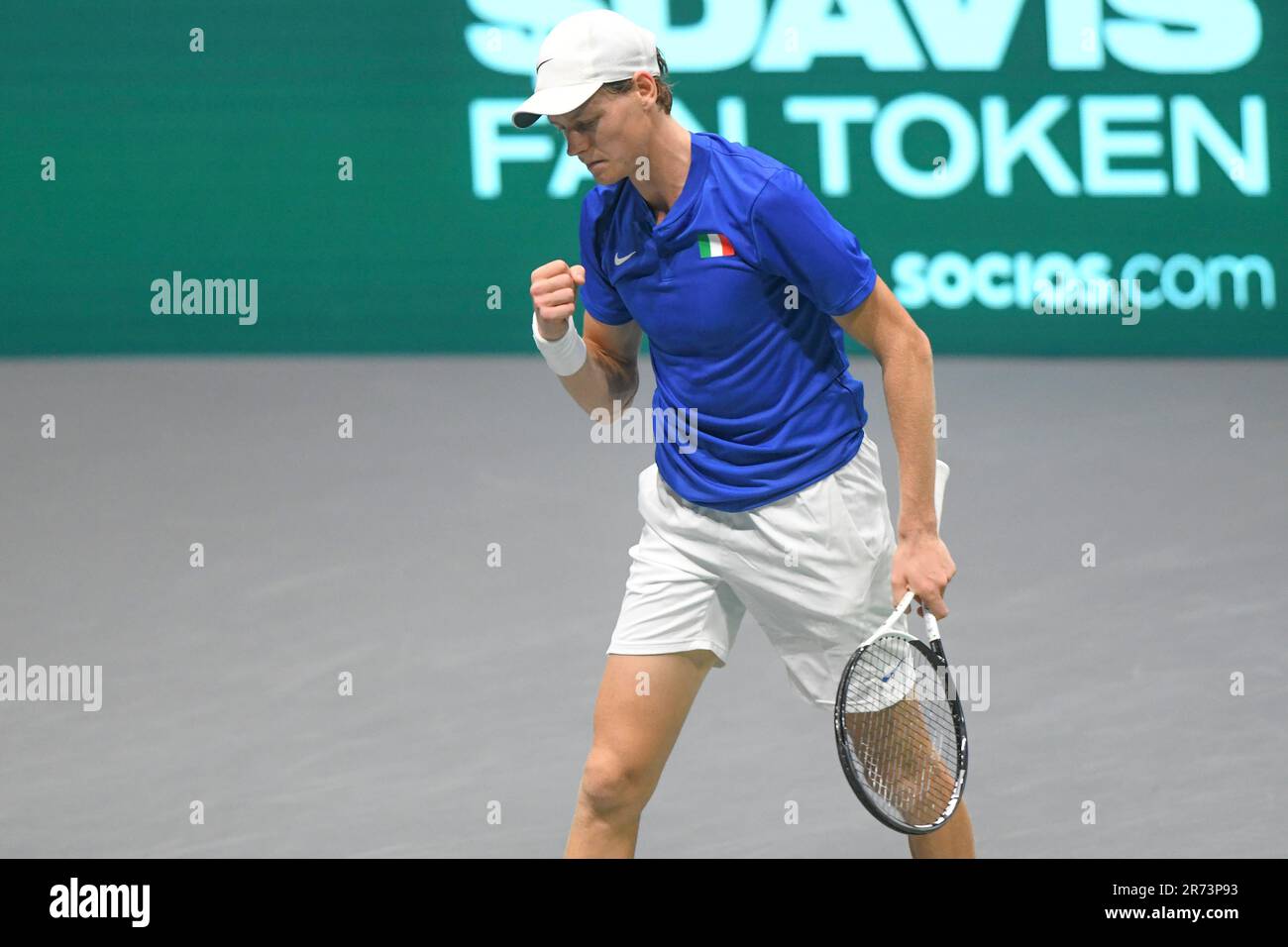 Jannick Sinner (Italy). Davis Cup Finals, Group A (Bologna) Stock Photo
