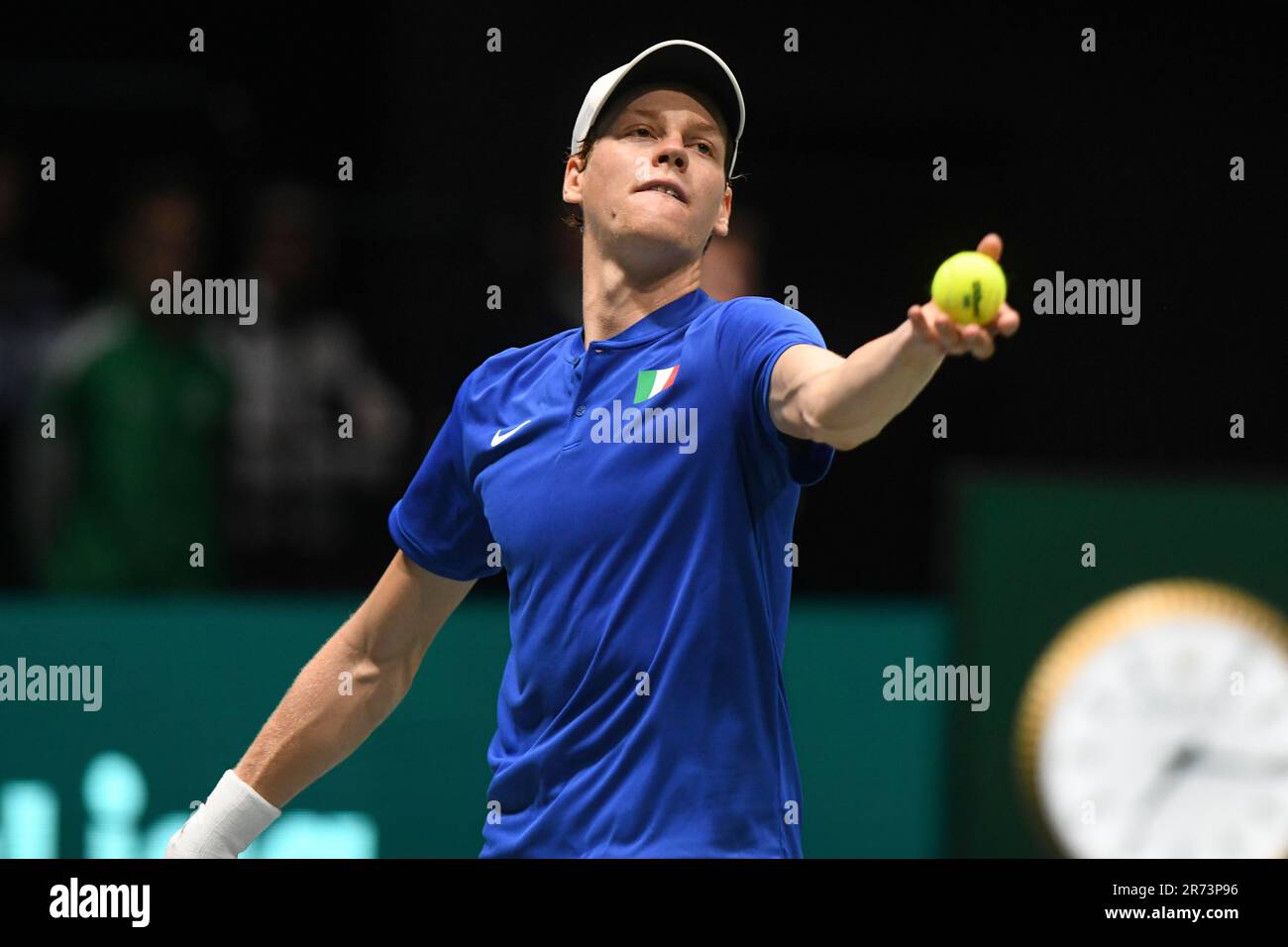 Jannick Sinner (Italy). Davis Cup Finals, Group A (Bologna) Stock Photo