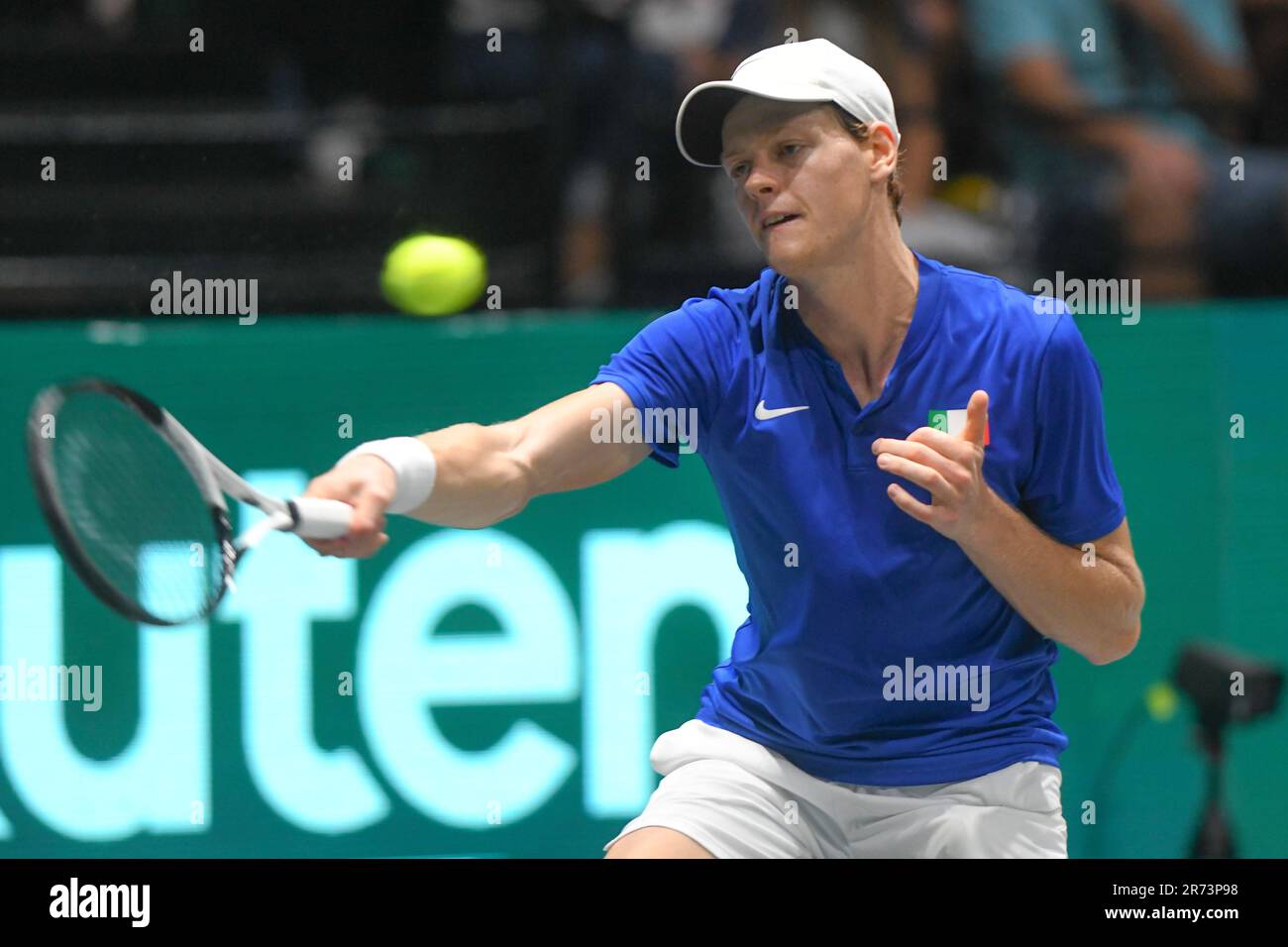 Jannick Sinner (Italy). Davis Cup Finals, Group A (Bologna) Stock Photo