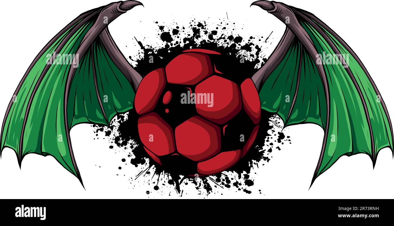 vector illustration of soccer ball isolated on white Stock Vector Image ...