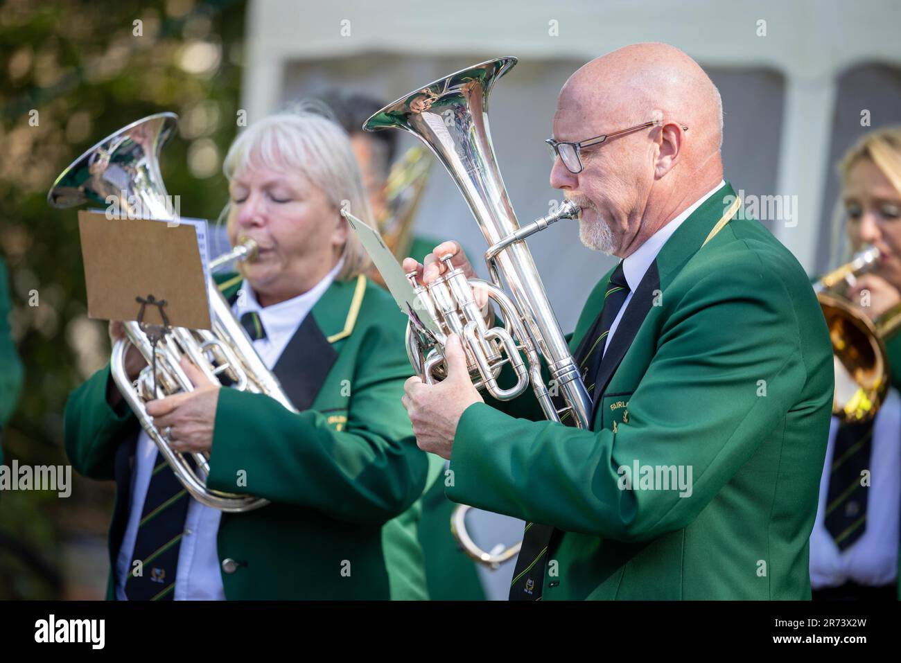 Whit Friday Brass Band contests.  PIC shows Friezland contest. Stock Photo