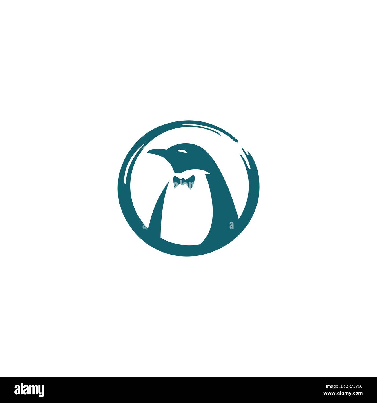 Penguin Logo Design. Penguin Vector Illustration Stock Vector Image
