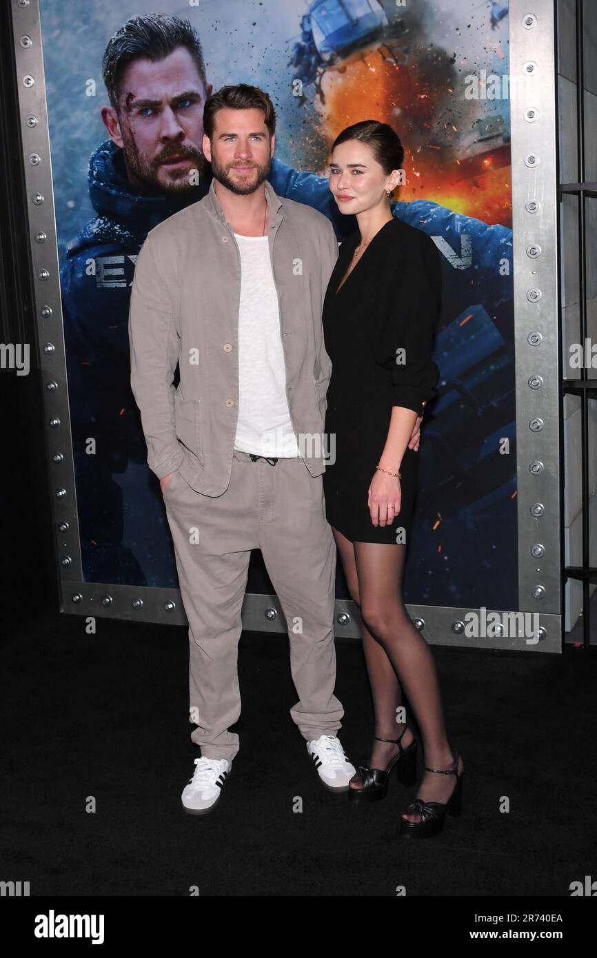 New York, USA. 12th June, 2023. Liam Hemsworth and Gabriella Brooks