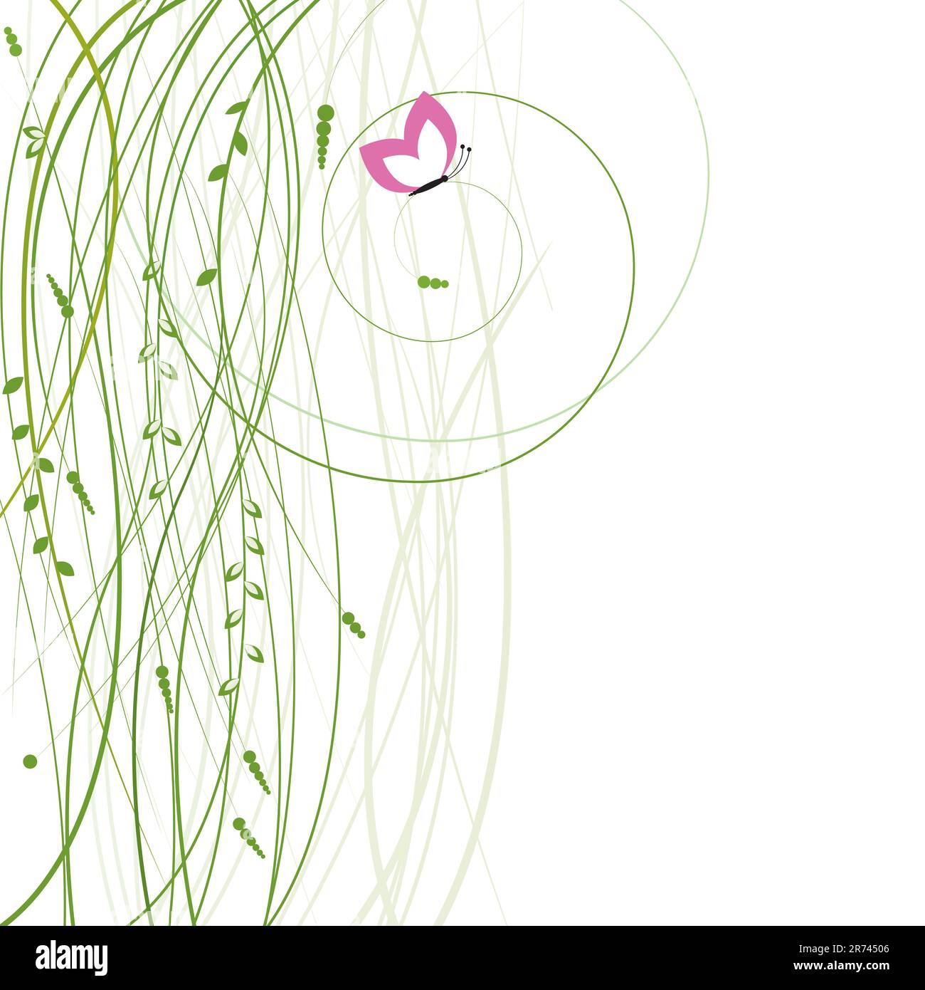 Abstract background with butterfly for you. Vector illustration Stock ...