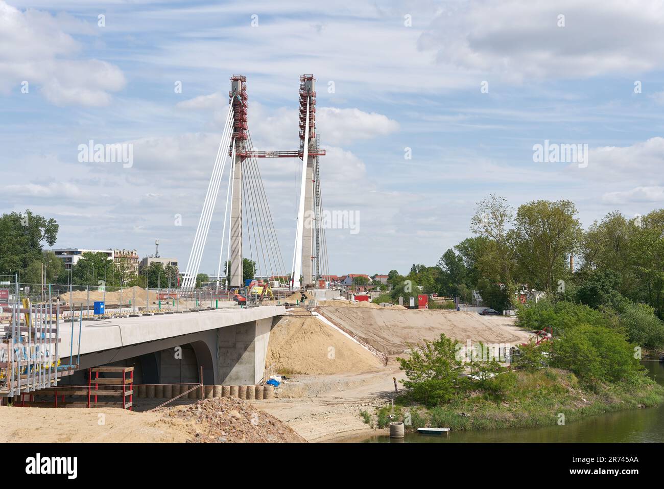 New construction of the KaiserOtto Bridge, the largest construction