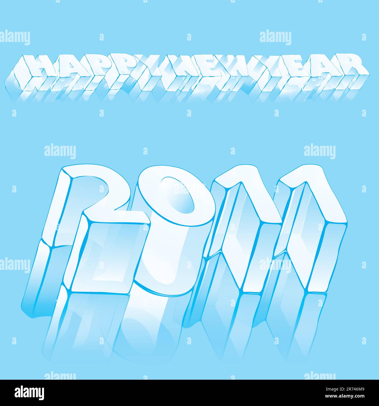 Happy new year artificial Stock Vector Images - Alamy