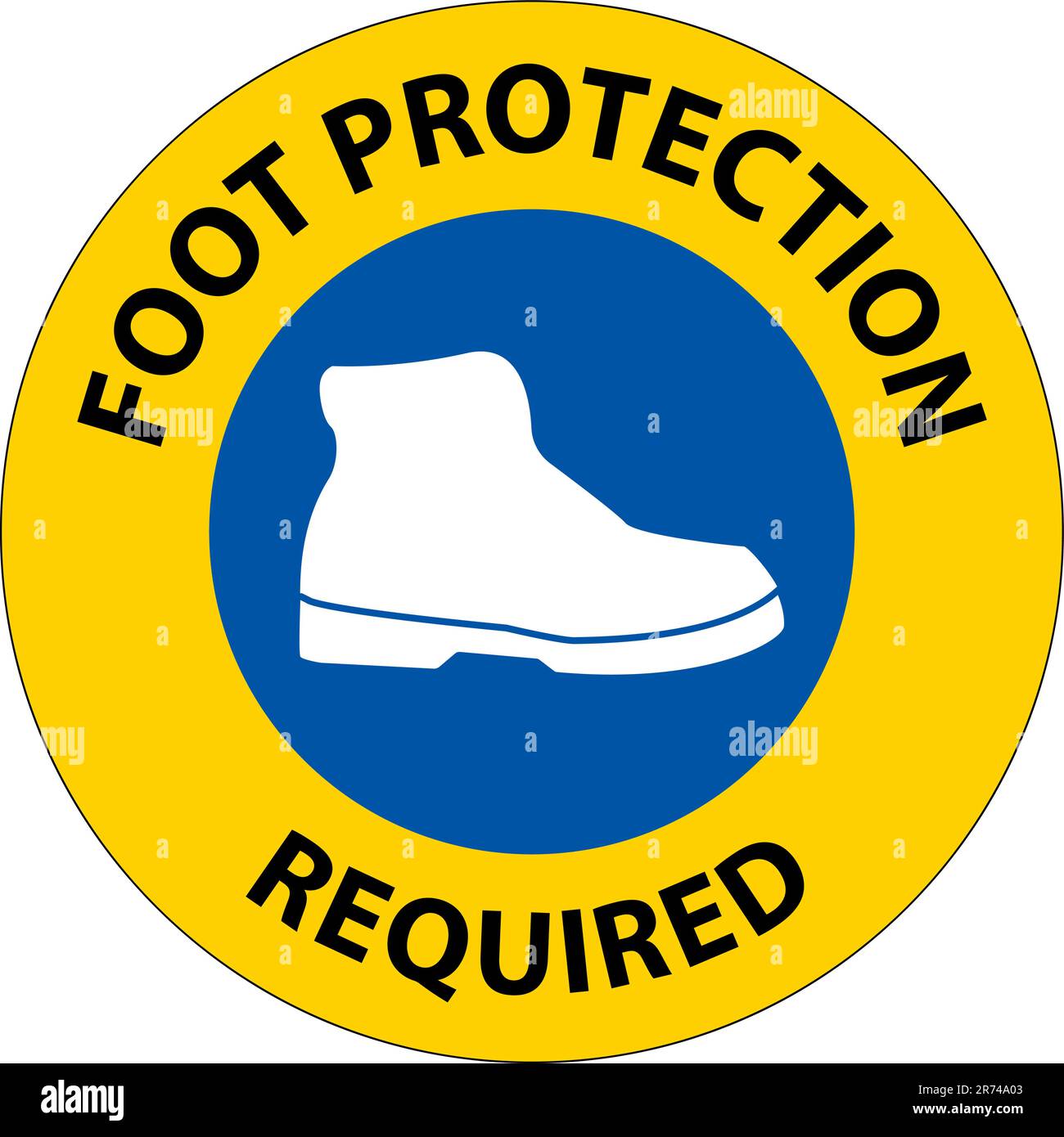 No Safety Boots Sign