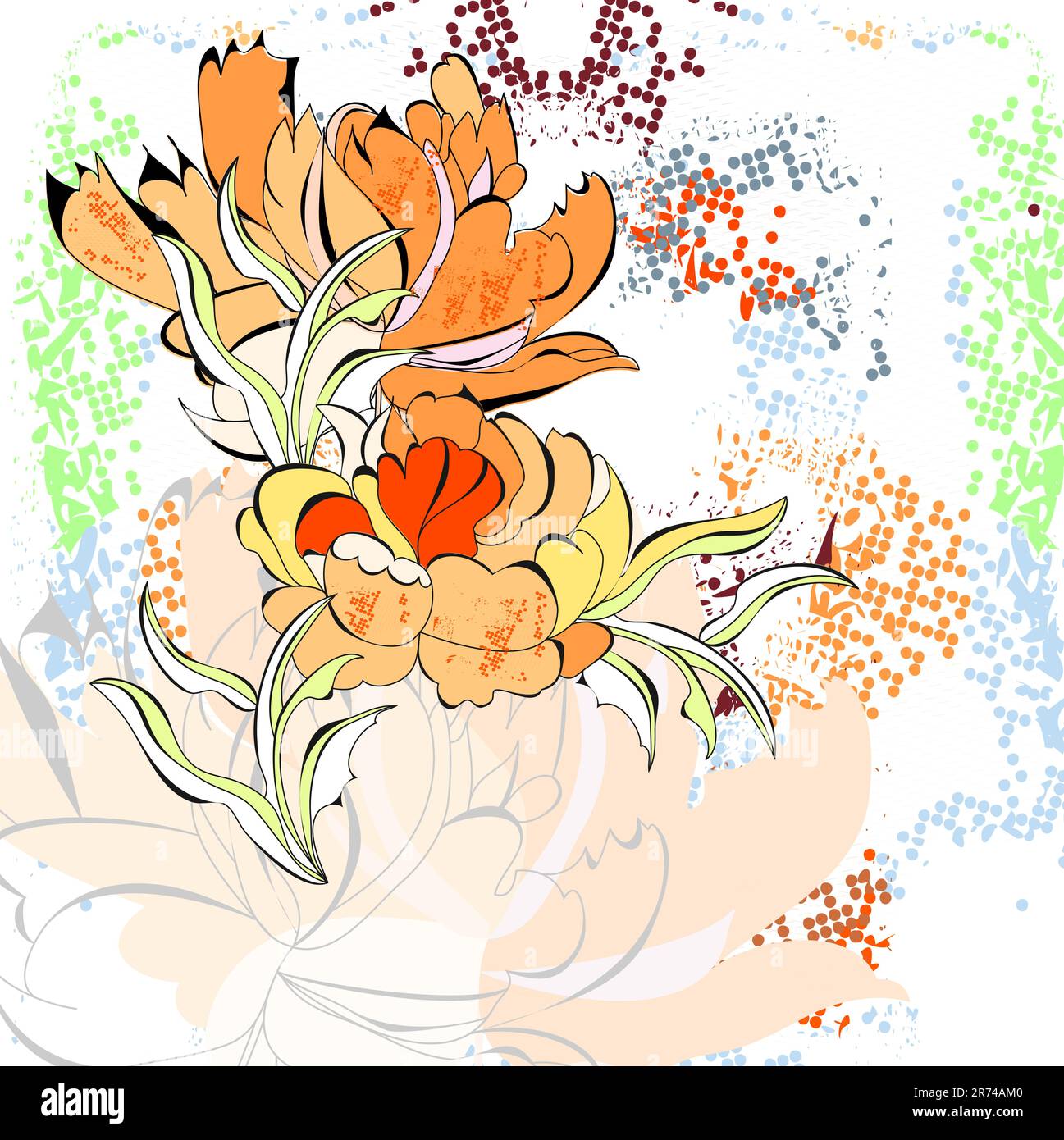 Romantic rose sketch hi-res stock photography and images - Alamy
