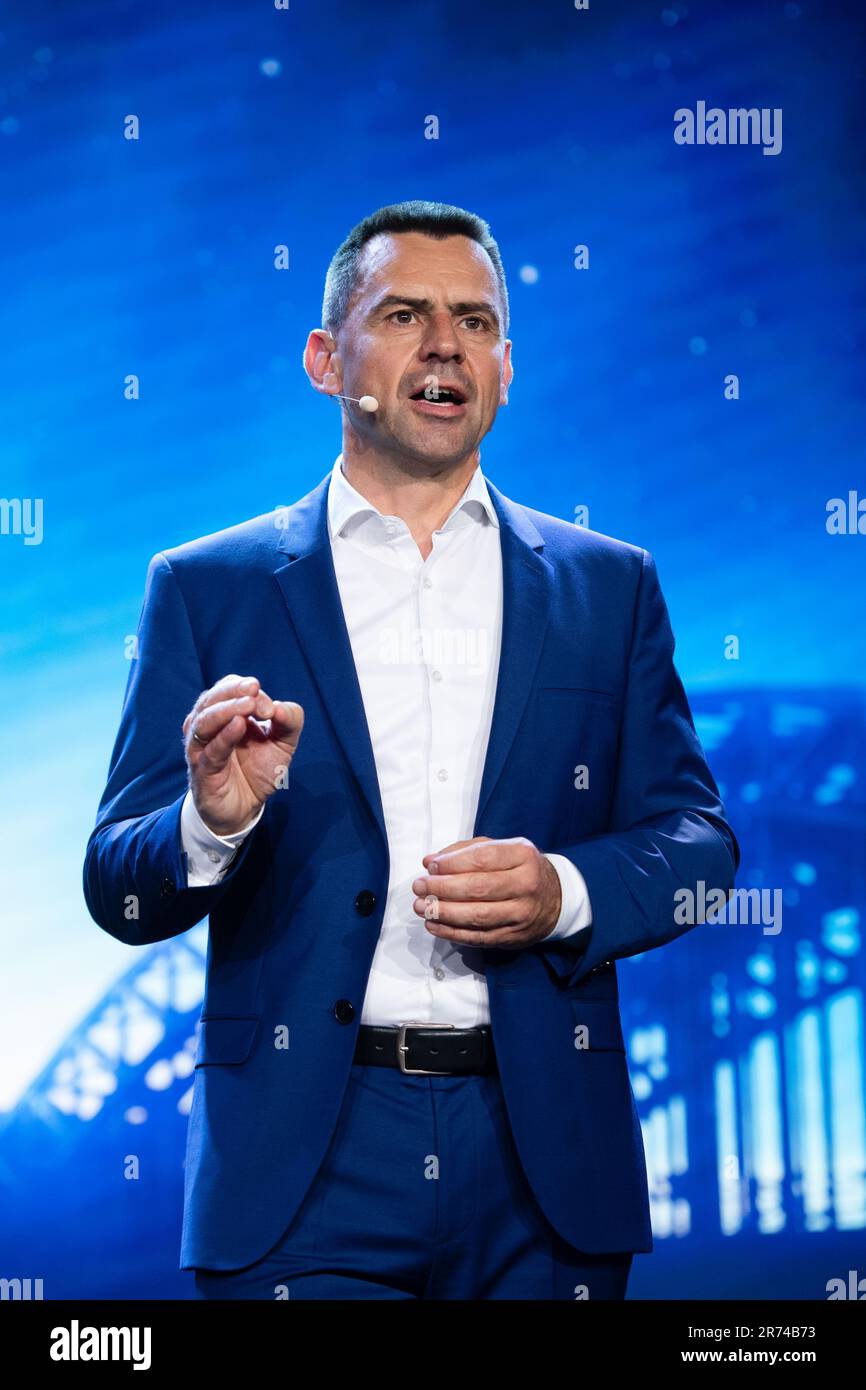 Cologne, Germany. 12th June, 2023. Martin Sander, CEO of FordWerke