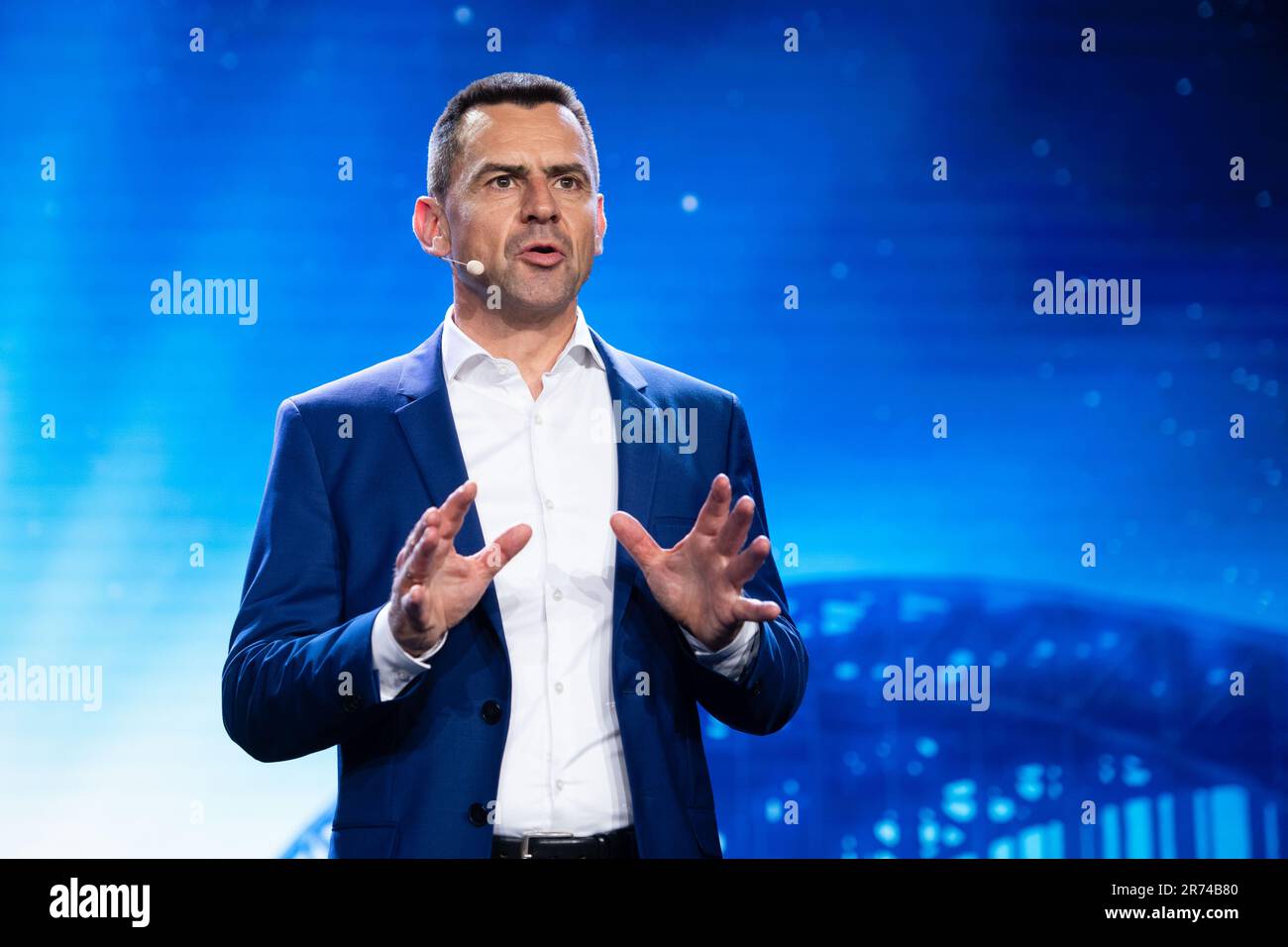 Cologne, Germany. 12th June, 2023. Martin Sander, CEO of FordWerke