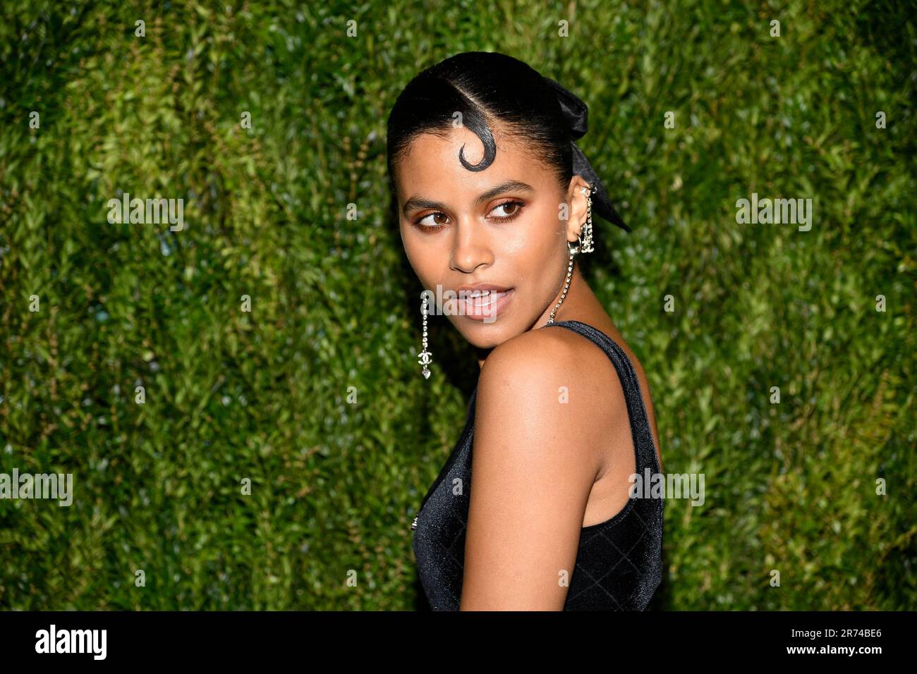 Zazie Beetz attends the 16th annual Chanel Tribeca Artists Dinner at