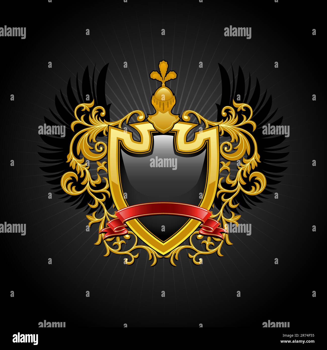 Coat of arms. Vector illustration Stock Vector Image & Art - Alamy
