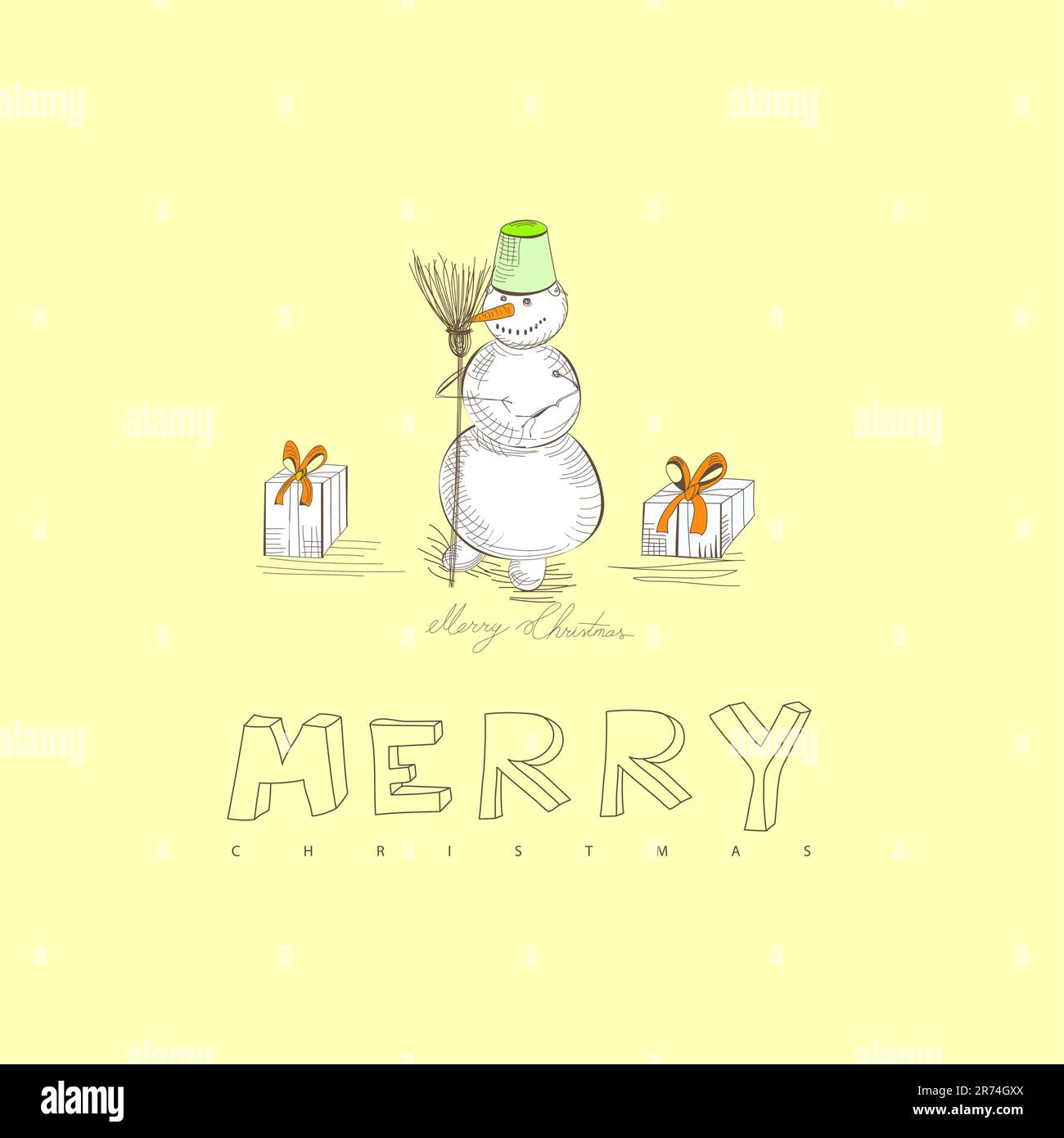 Template For Christmas Card Stock Vector Image Art Alamy Template for christmas card stock vector image art alamy