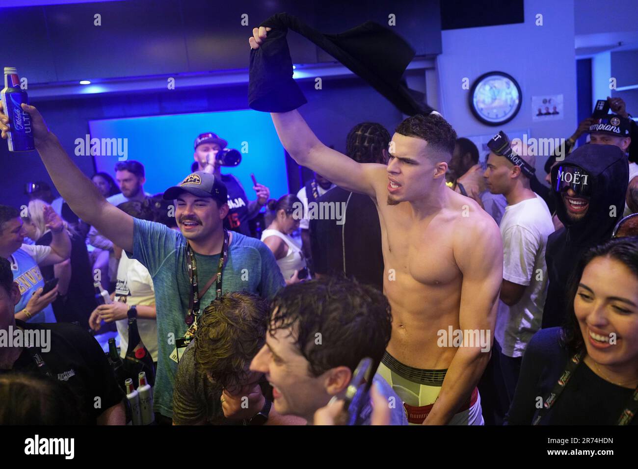 miami heat locker room celebration