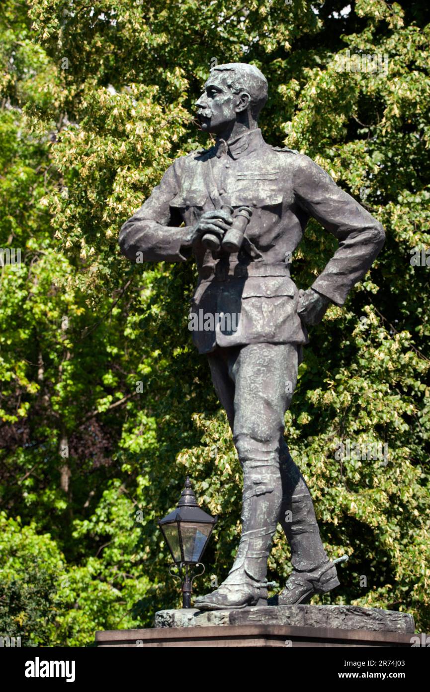 Statue in memory of Gallant Soldier Lt. Col. Elliott Benson