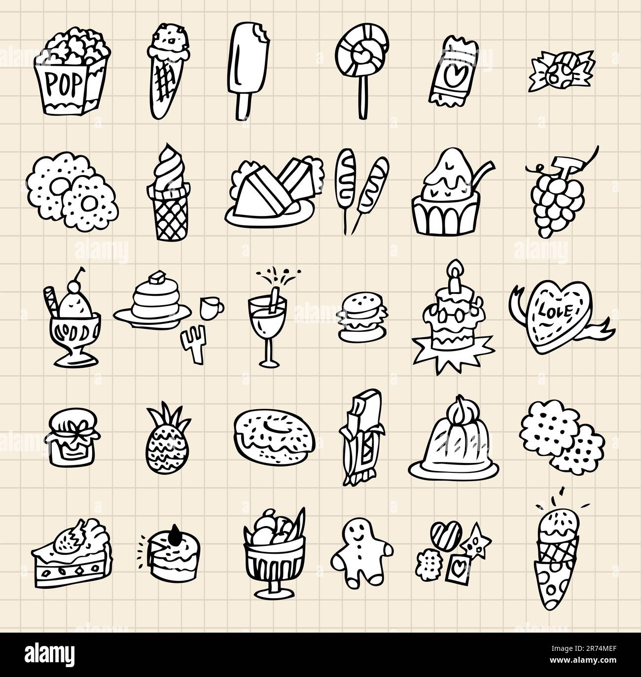 hand draw cake Stock Vector Image & Art Alamy