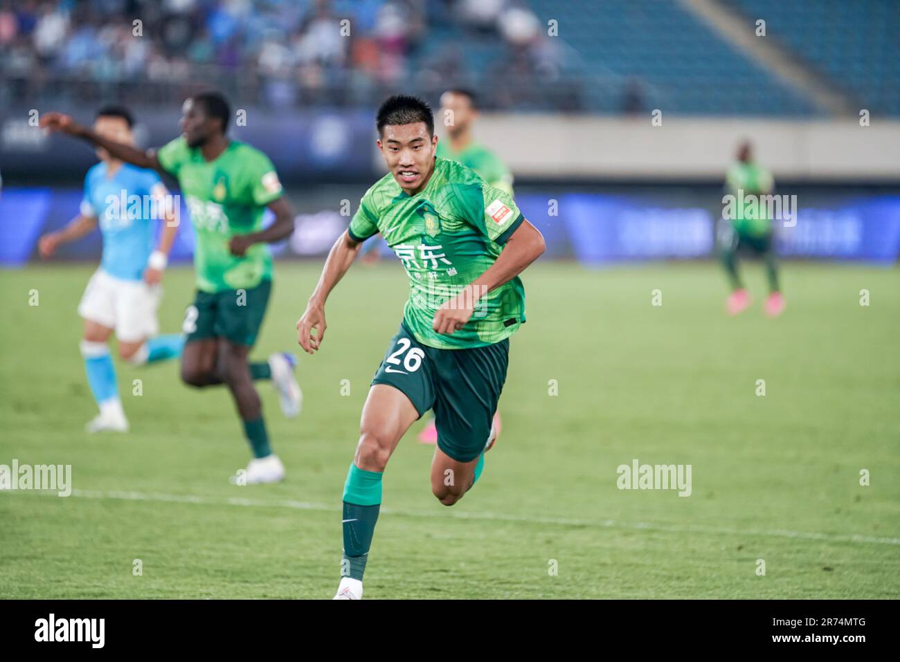 Dalian Professional Football Club 1-1 draw Cangzhou Mighty Lions Football  Club at the sixth round of the 2023 Chinese Super League (CSL) in Dalian  City, northeast China's Liaoning Province, 9 May, 2023. (