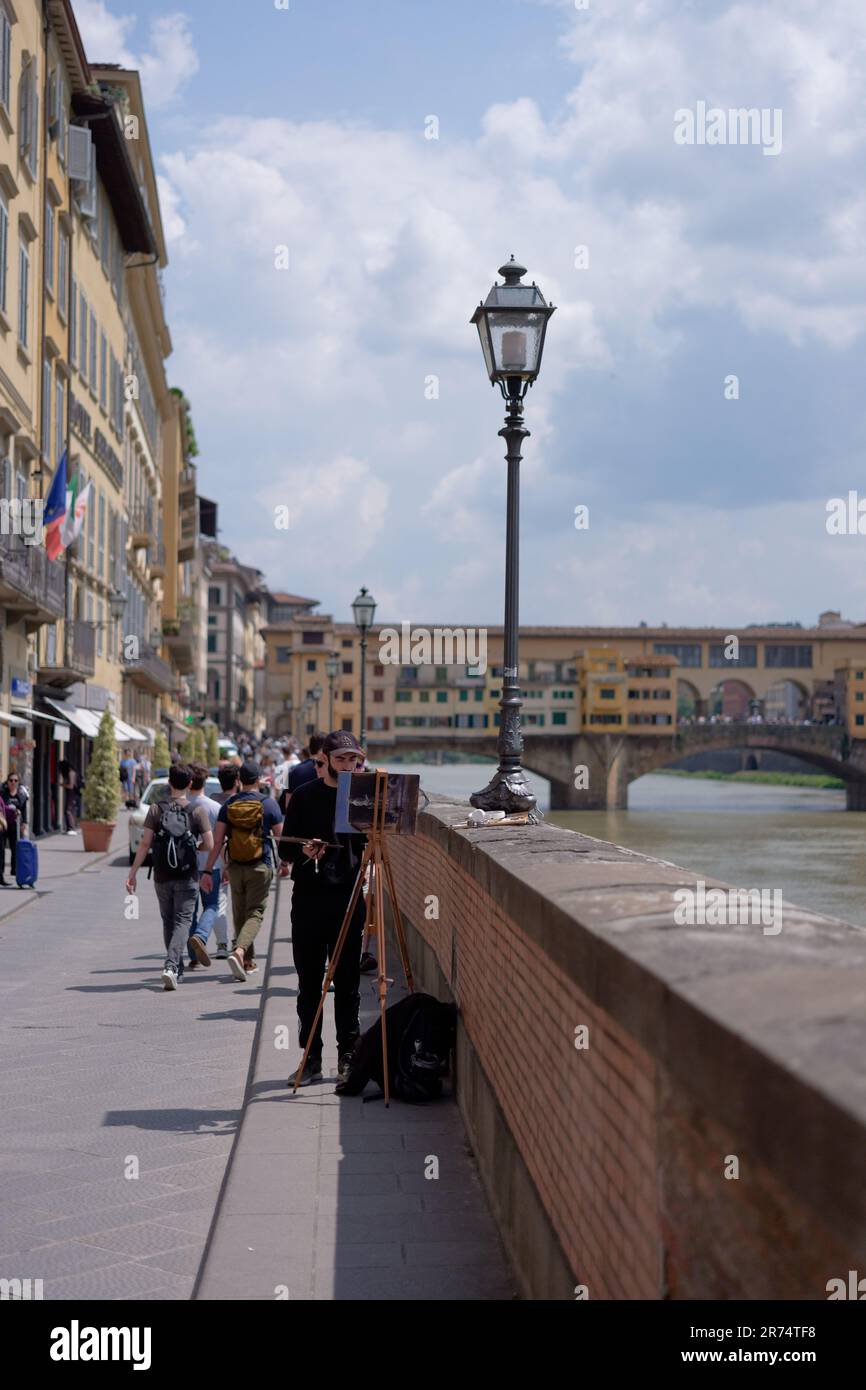 River Arno, Florence, Italy Stock Photo