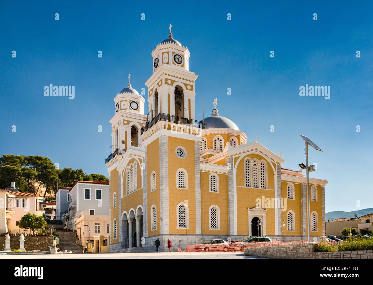 Ypapantis Cathedral, city of Kalamata, Peloponnese peninsula, Peloponnese region, Greece Stock Photo