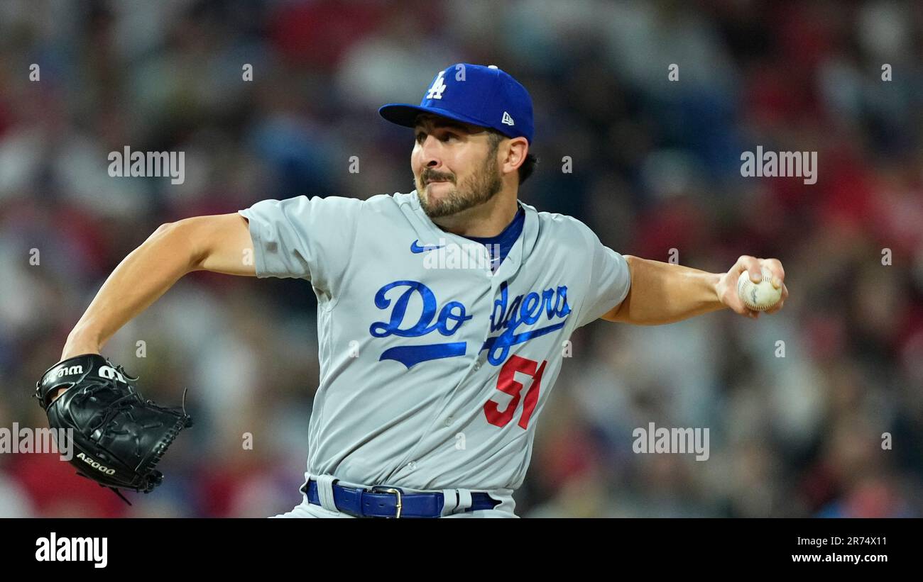 Los Angeles Dodgers' Alex Vesia pitches during the fifth inning of