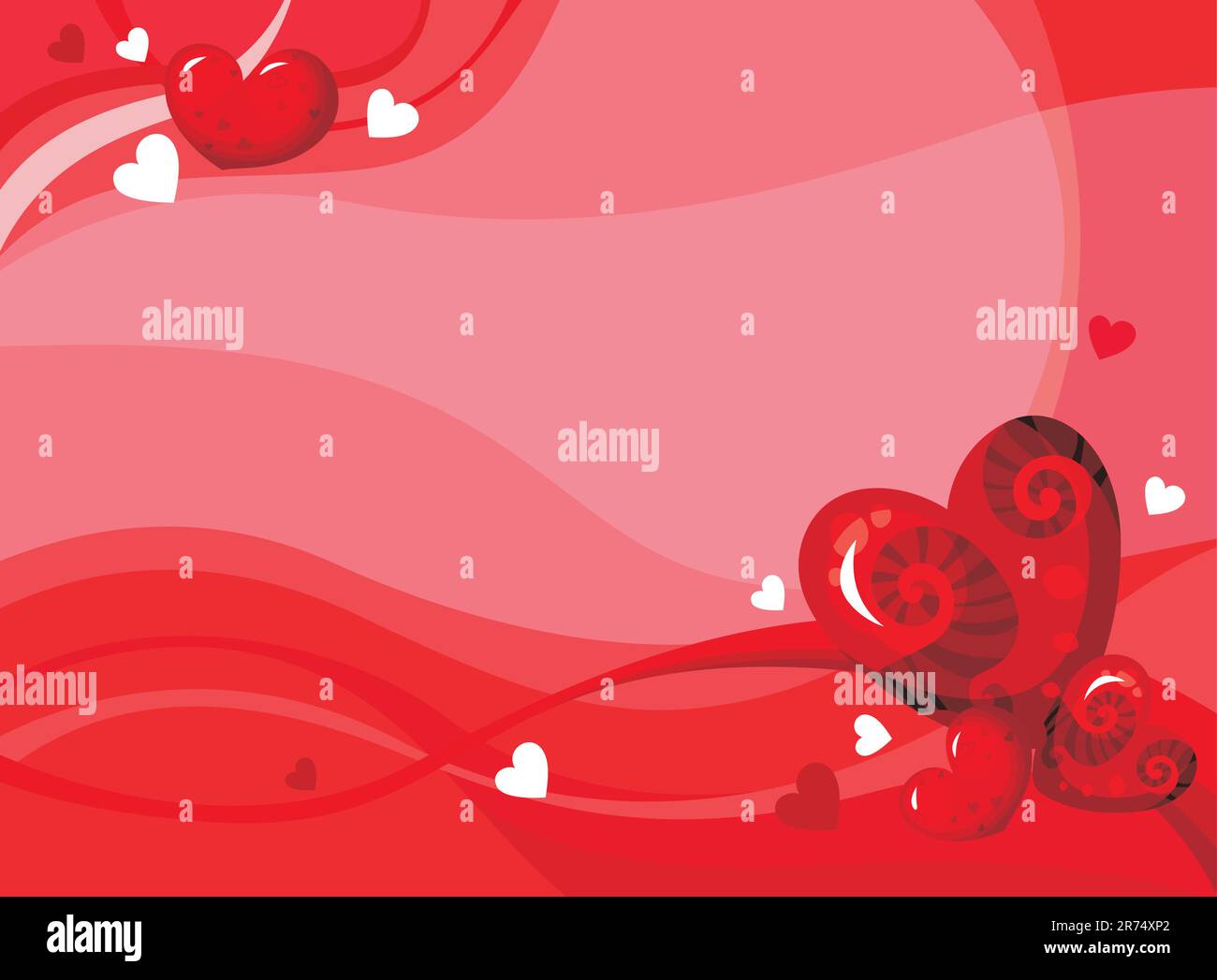 vector illustration of a Valentine card Stock Vector Image & Art - Alamy