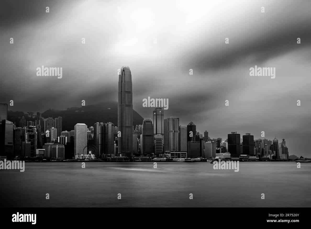 Victoria Harbour and The Hong Kong Island Skyline, Hong Kong, China